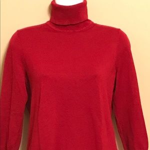 Red Turtleneck sweater Chico’s